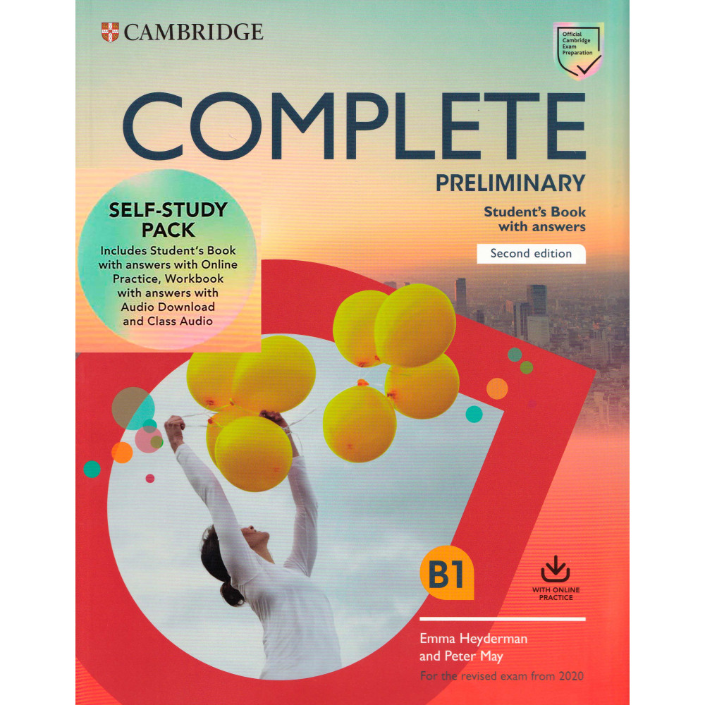 Complete Preliminary Self Study Pack В1 (Student's Book + Answer + Online Pract + Workbook + Answer + Audio Downl + Class Audio) 