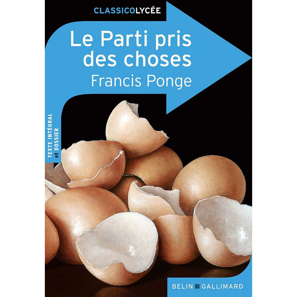 Le Parti pris des choses. Ponge F. 