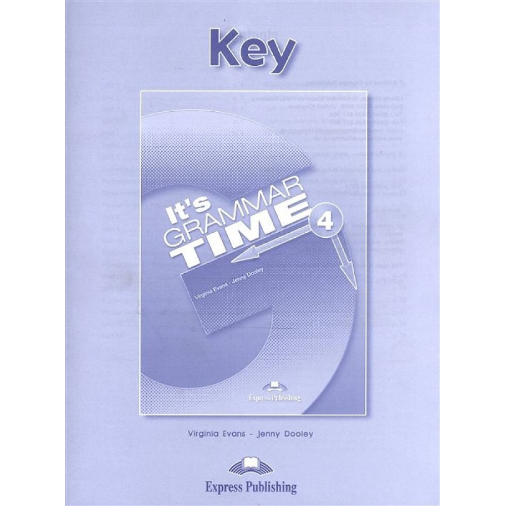 It's Grammar Time 4. Student's key 