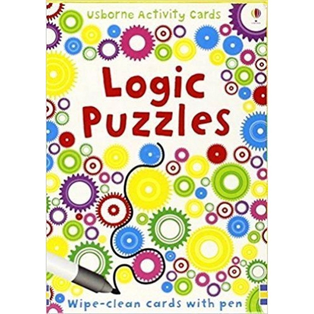Wipe-Clean cards+Pen: Logic Puzzles 