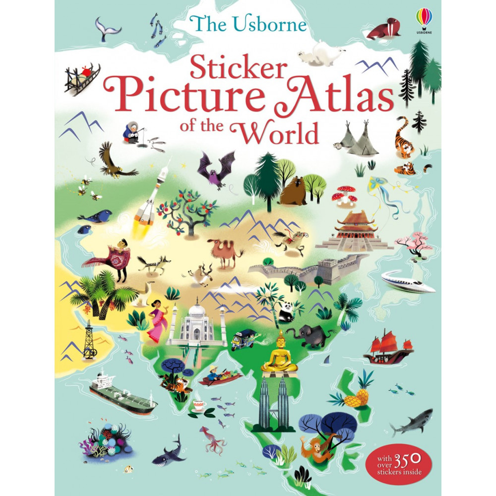 Sticker Picture Atlas of World 