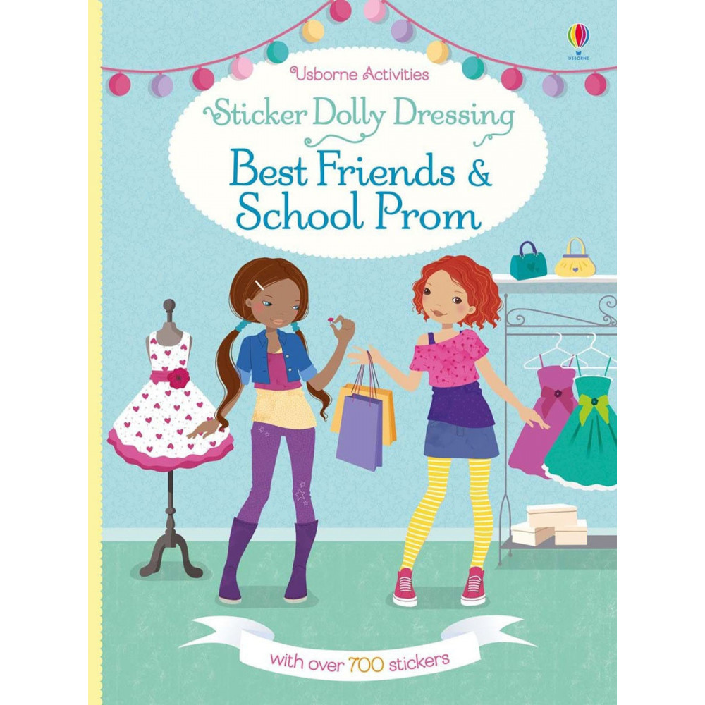 Sticker Dolly Dressing Best Friends and School Prom 