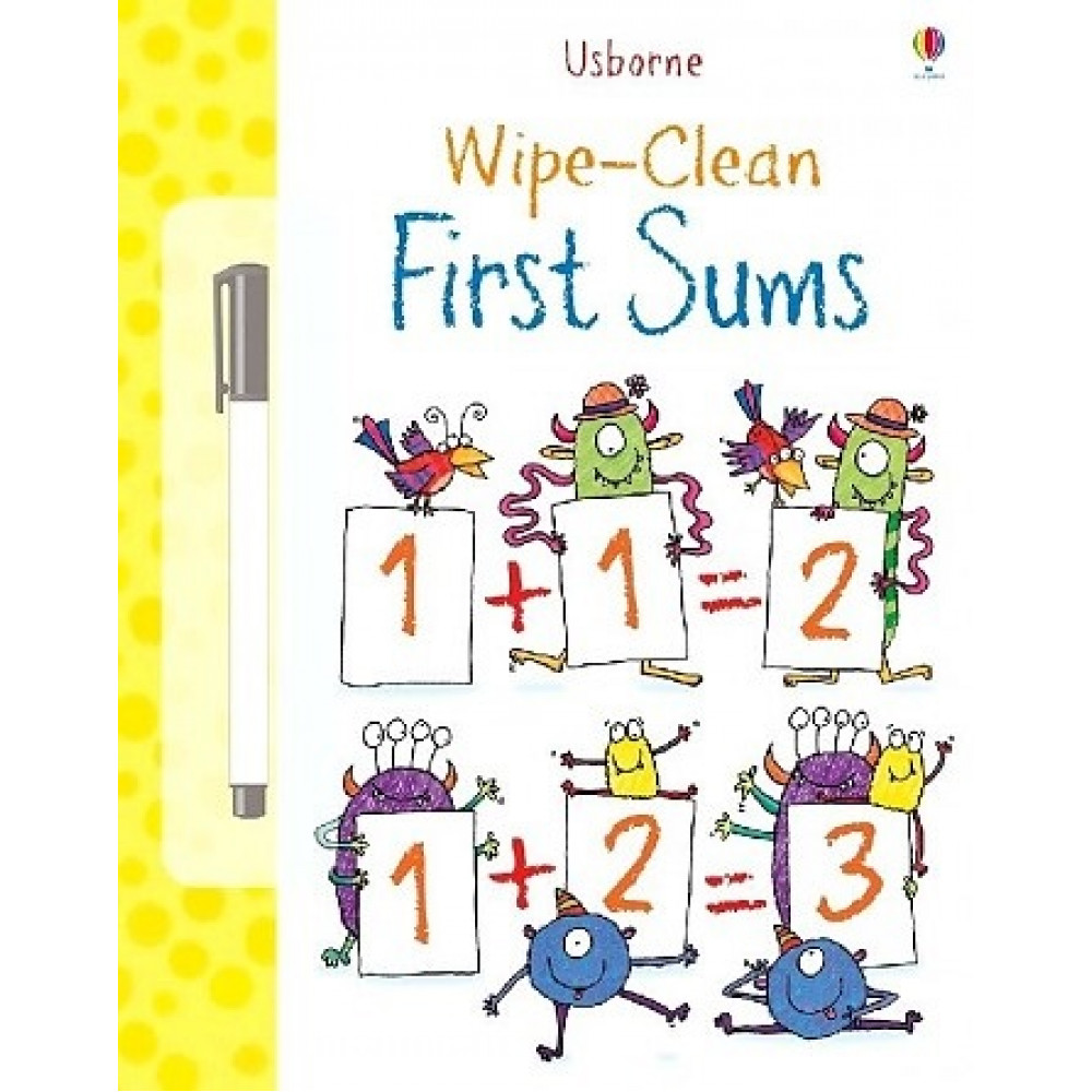 Wipe-Clean First Sums 