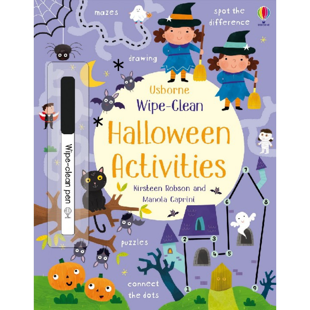 Wipe-Clean Halloween Activities 