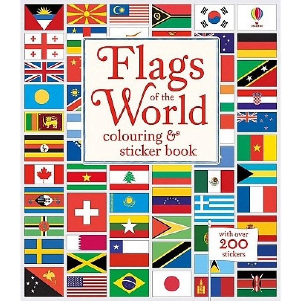Sticker and Colouring Book: Flags of World 