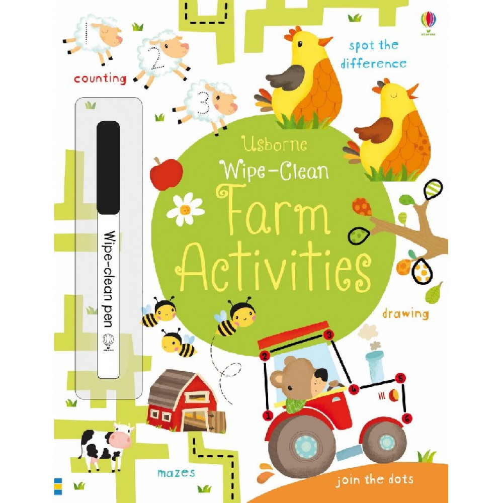 Wipe-Clean Farm Activities 