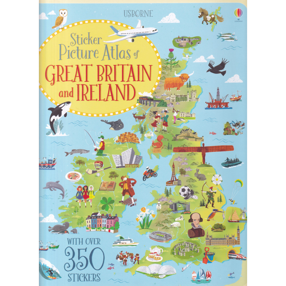 Sticker Picture Atlas of Great Britain and Ireland 