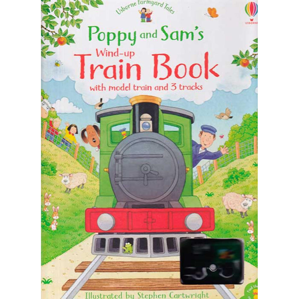 Usborne Wind-Up Poppy and Sam's Train Board Book 