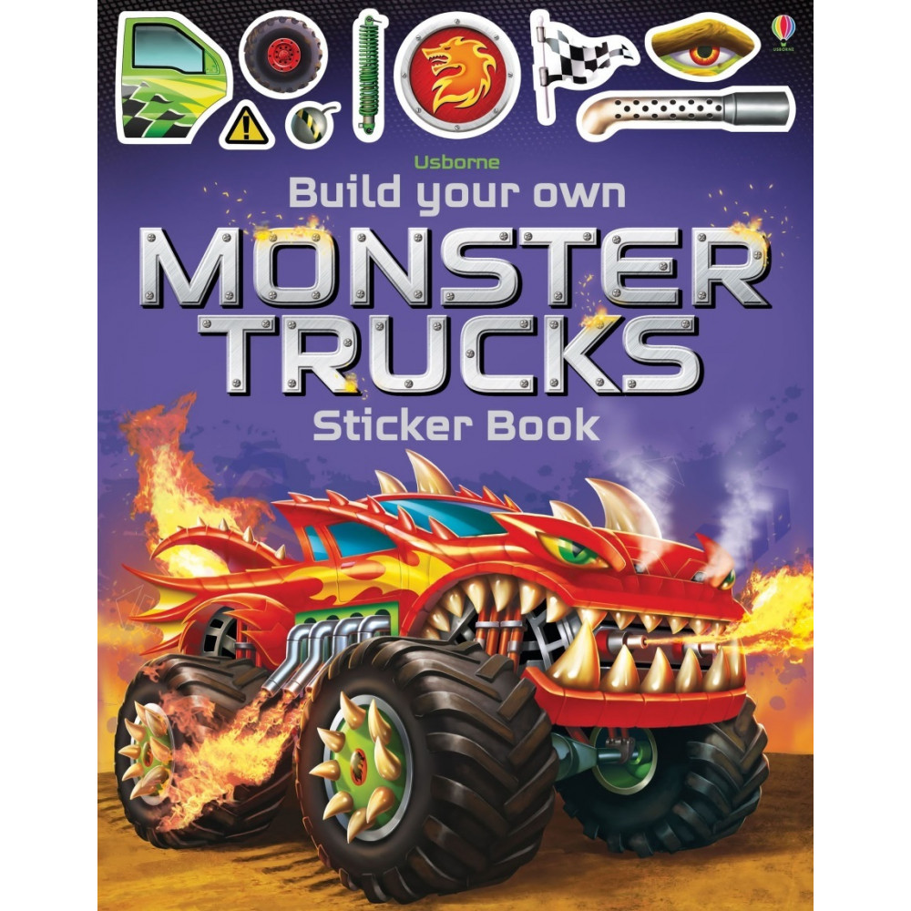 Build Your Own Monster Trucks Sticker Book 