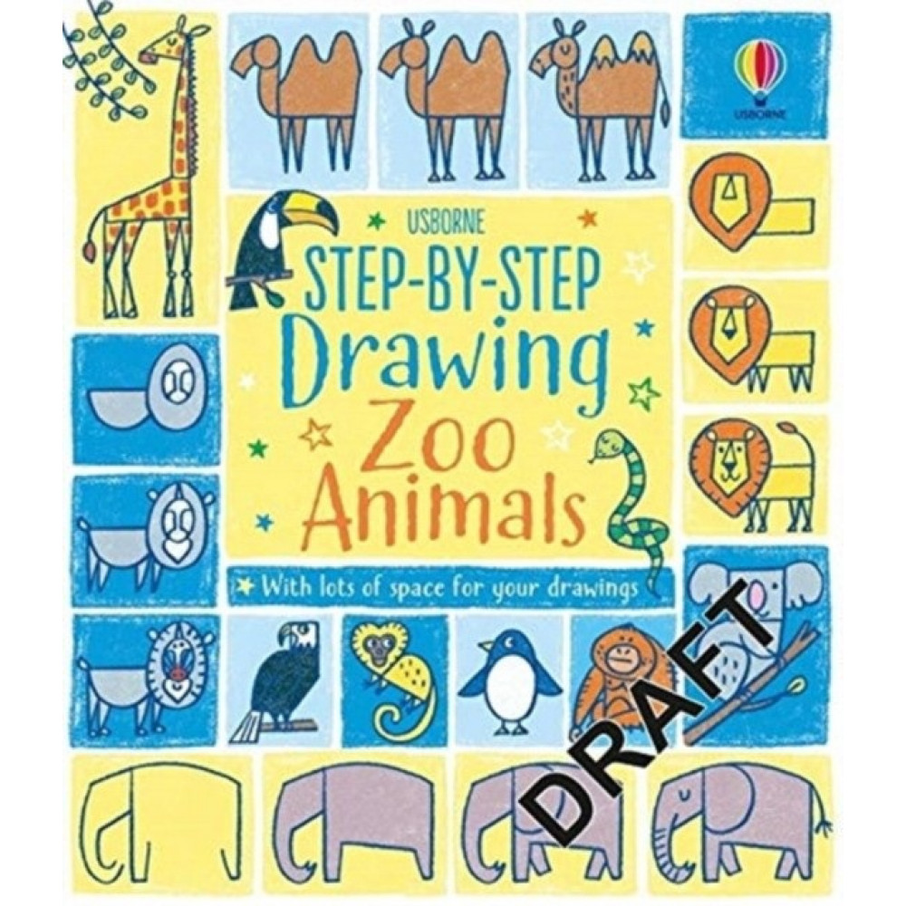 Step-by-step Drawing: Zoo Animals 