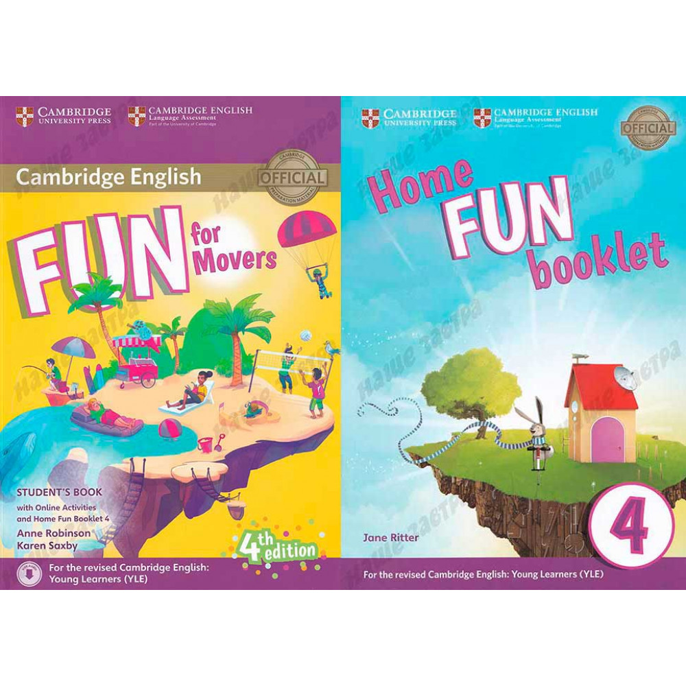 Fun for Movers 4 Student's Book + Online Activities + Audio + Home Fun Booklet 