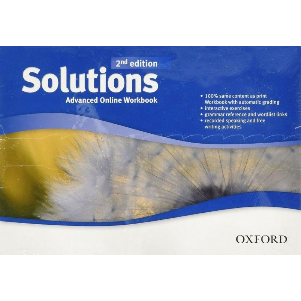 Solutions (2nd edition): Advanced Online Workbook Card with Access Code 