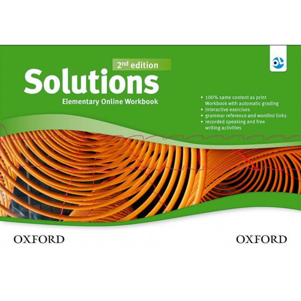 Solutions (2nd edition) Elementary Online Workbook - Card with Access Code 