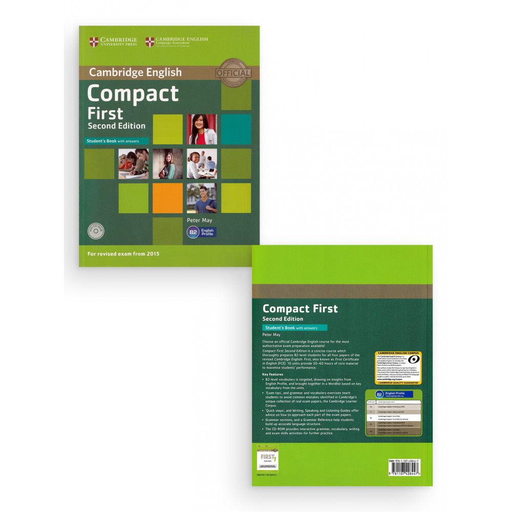 Compact First 2 Ed. B2. Exams 2015. Student's Book + Answers + CD 
